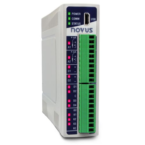 [8811611440] DigiRail Connect RAMIX Ethernet & RS485 IO Module (2AI, 2AO,4DI, 2RO)