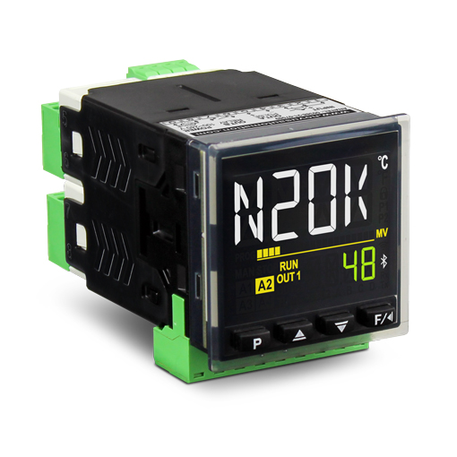 N20K48 USB Bluetooth Process controller, 1 relay + pulse out, 48x48 mm