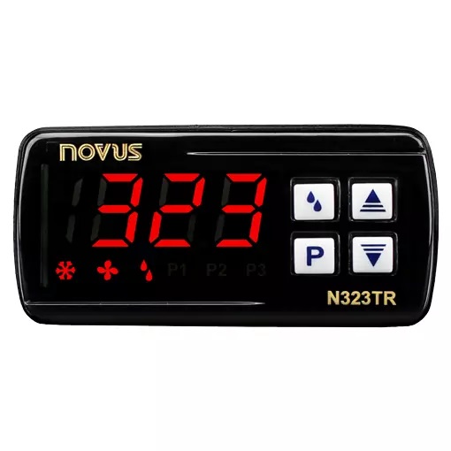 N323TR NTC int. clock Temperature controller, 3 relays