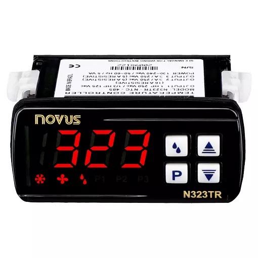 N323TR NTC int. clock Temperature controller, 3 relays