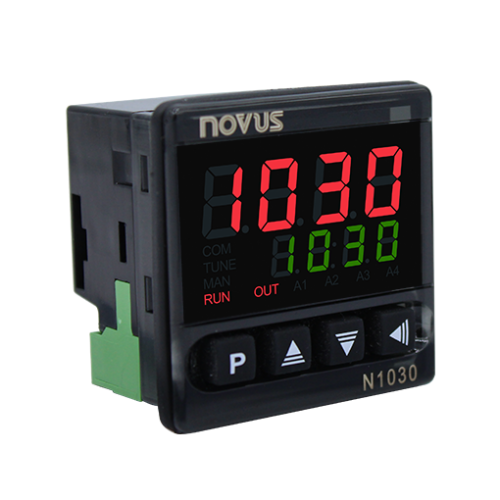 N1030-RR 24V Temp. controller, 2 relays out, 48x48 mm 