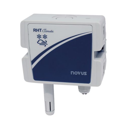 RHT Climate-DM temp/hum 250mm probe LCD RS485 4-20mA/0-10Vdc