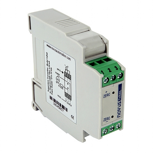TxRail Programmable 2-Wire DIN Rail Temperature Transmitter 4-20mA out