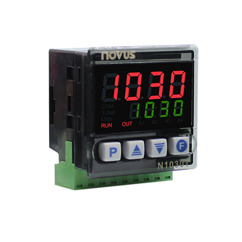[8103090102] N1030T-PR 24V Timer/Temp. controller, 1 relay + pulse out, 48x48 mm
