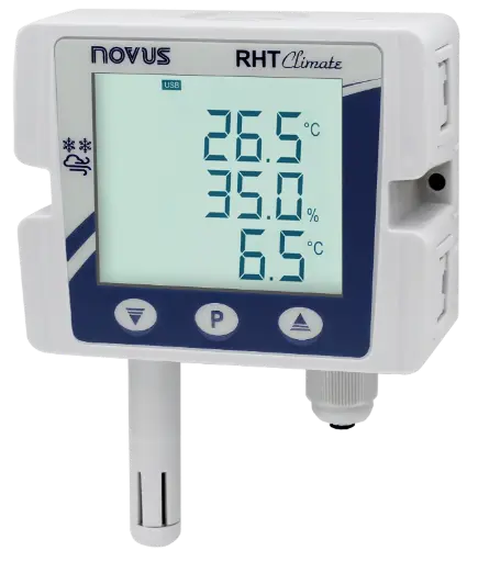 [8804140101] RHT Climate WM-485-LCD transmitter with USB, 2AO, 2DO, buzzer, LCD and RS485