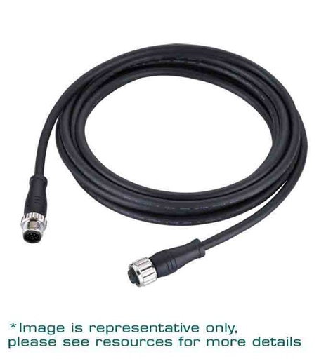 [8806065000] M12 female 1m PVC cable